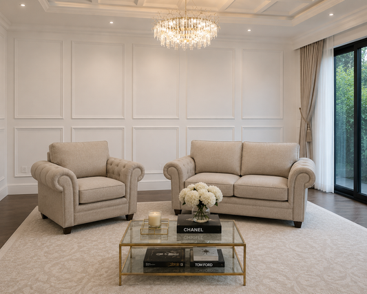 Crofton 3 Seater + Arm Chair - Clearance