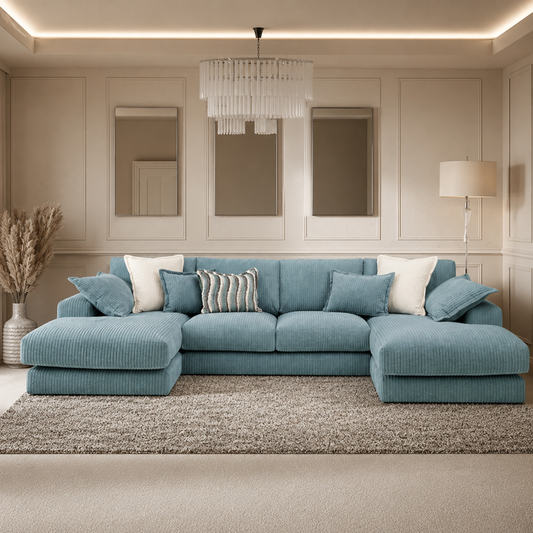 London Large Double Ended Chaise Sofa