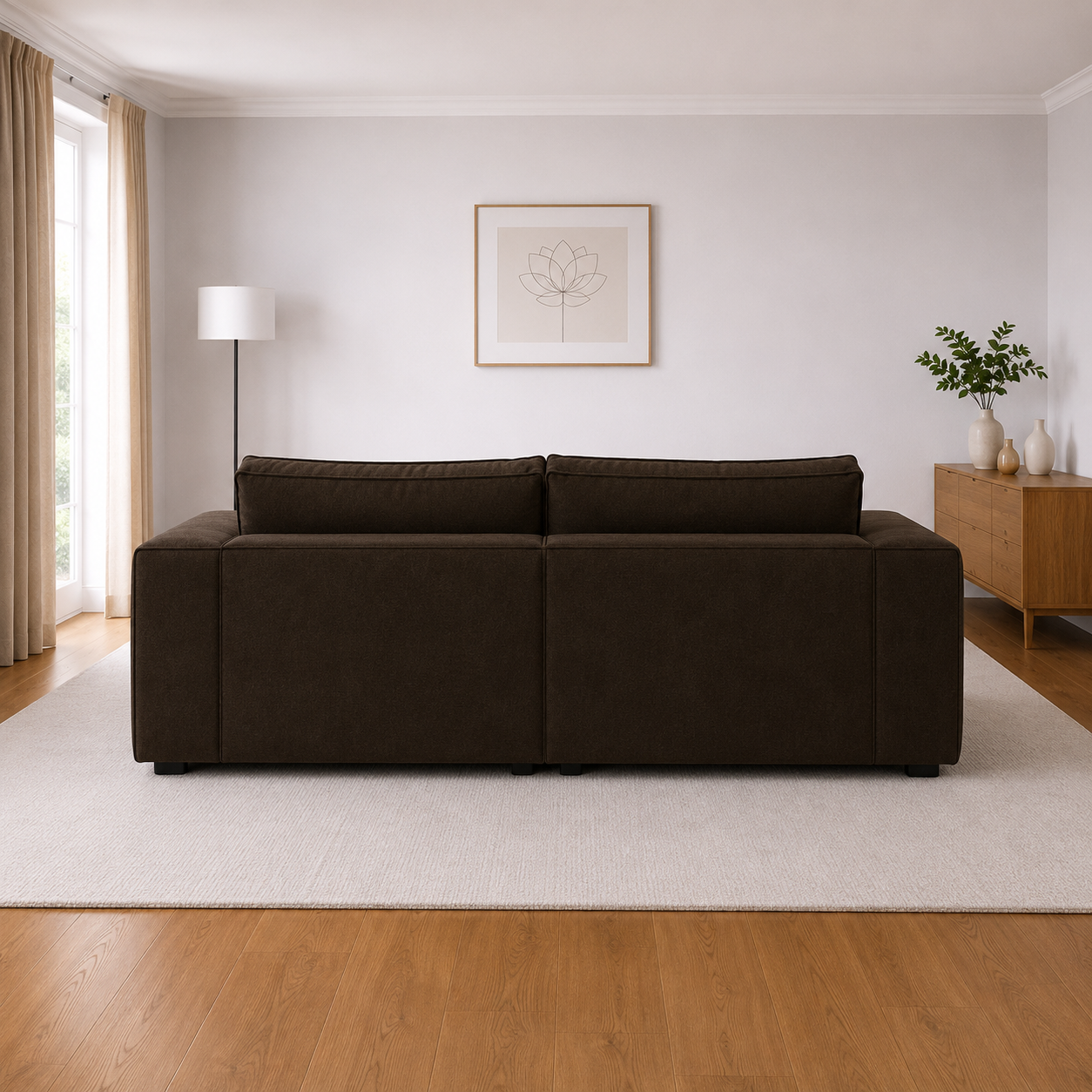 Stratford Luxe Medium Left/Right Corner Sofa Footstool End - Modular