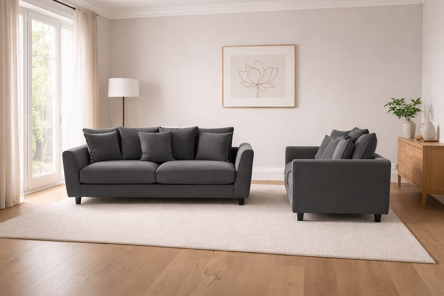 Marylyn 3 + 2 Sofa Set