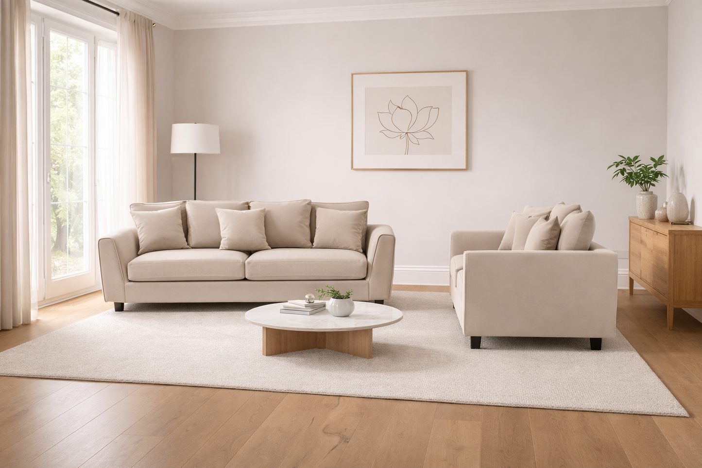 Marylyn 3 + 2 Sofa Set