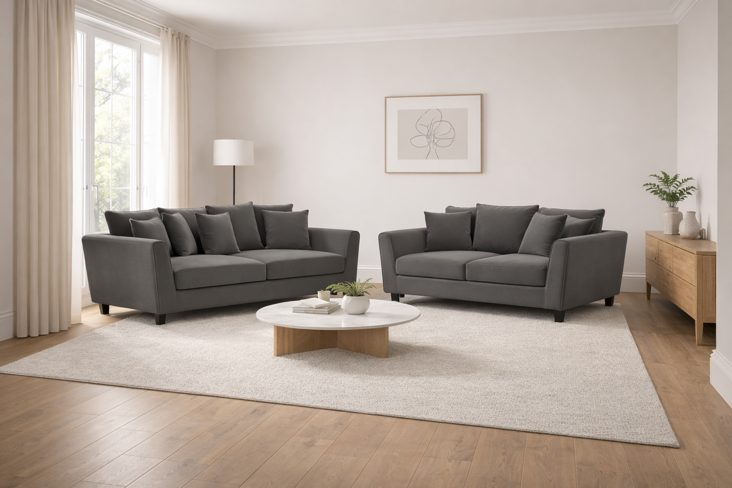 Marylyn 3 + 2 Sofa Set