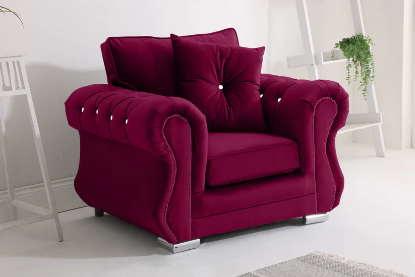 Venice Corner Fullback + Diamonds + Extra Cushions