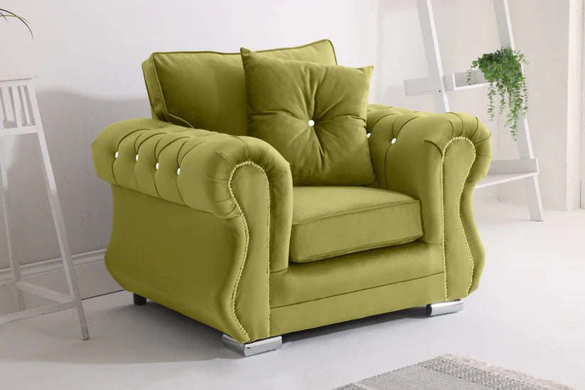 Venice Corner Fullback + Diamonds + Extra Cushions