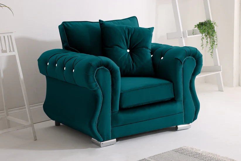 Venice Corner Fullback + Diamonds + Extra Cushions