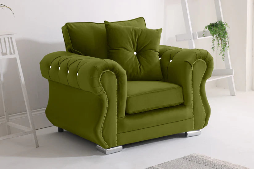 Venice Corner Fullback + Diamonds + Extra Cushions