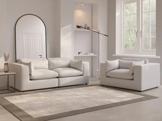 Zara Boucle 2 Seater + Love Seat