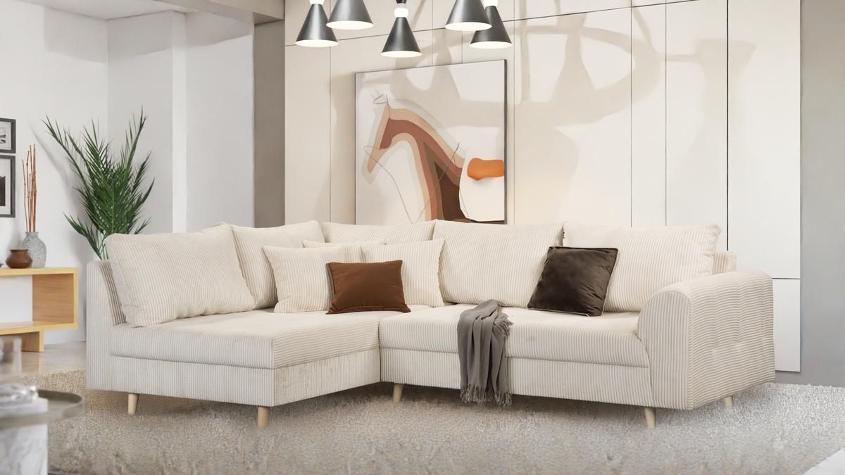 Ariella L Shape Corner Sofa