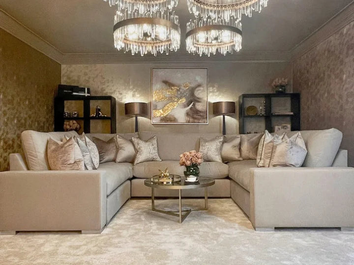 Olivia Cozy U Shape Corner Sofa