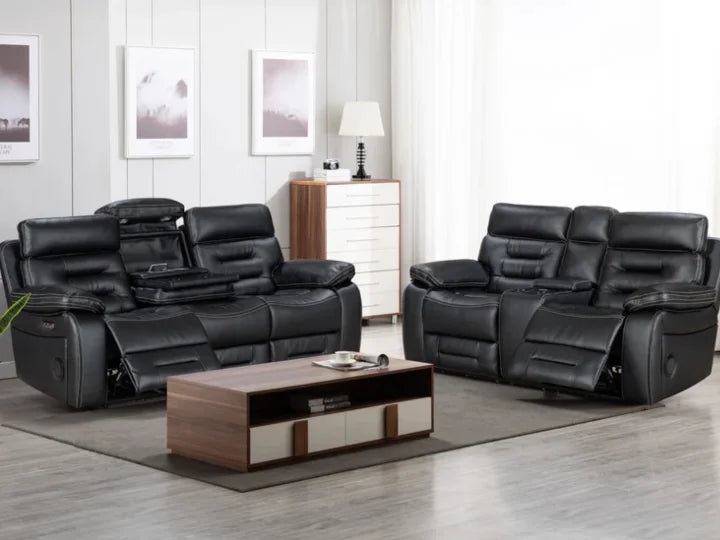 Genoa - 3+2 - Leather Recliners