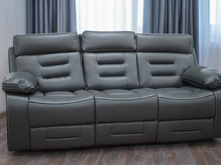 Genoa - 3 Seater - Leather Recliner