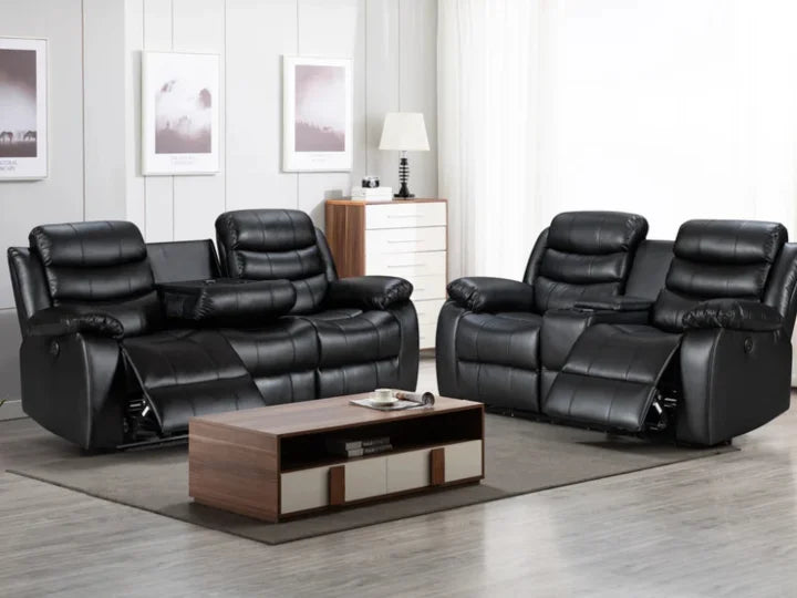 Turin 3+2 - Leather Electric Recliners
