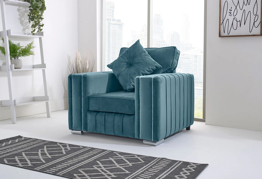 Layla Corner Fullback - 1c2 + Bolster / Buttoned Cushions
