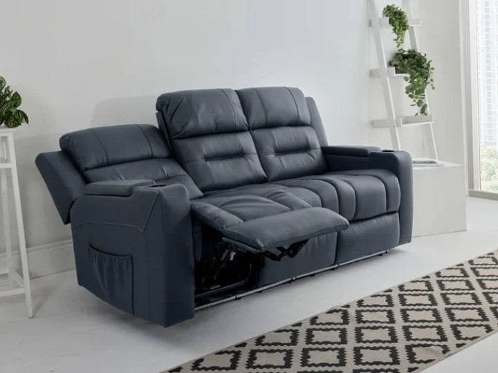 Milan - 3 Seater - Leather Recliner