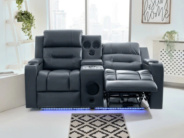 Milan - 2 Seater - Leather Recliner