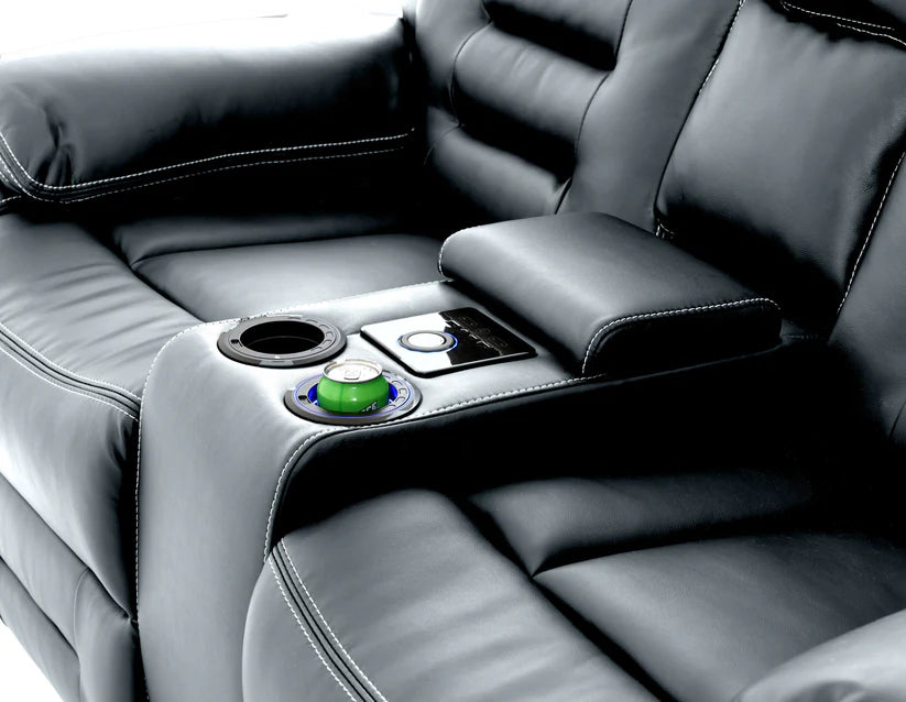 Genoa - 3 Seater - Leather Recliner