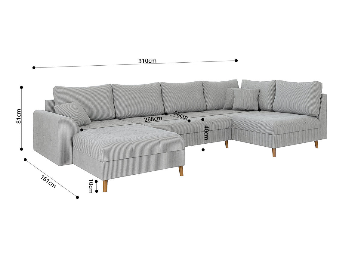 Ariella U Shape Sofa