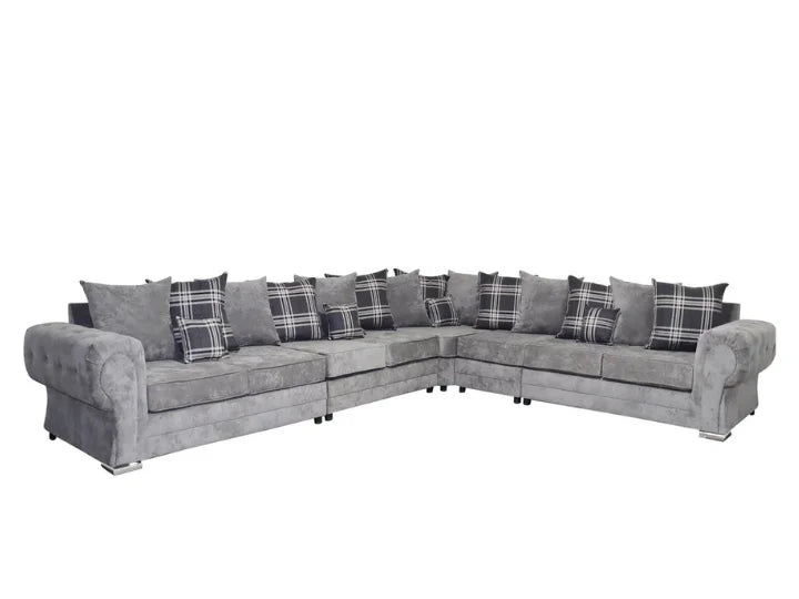 Venezia 8 Seater - Left Hand - Chenille
