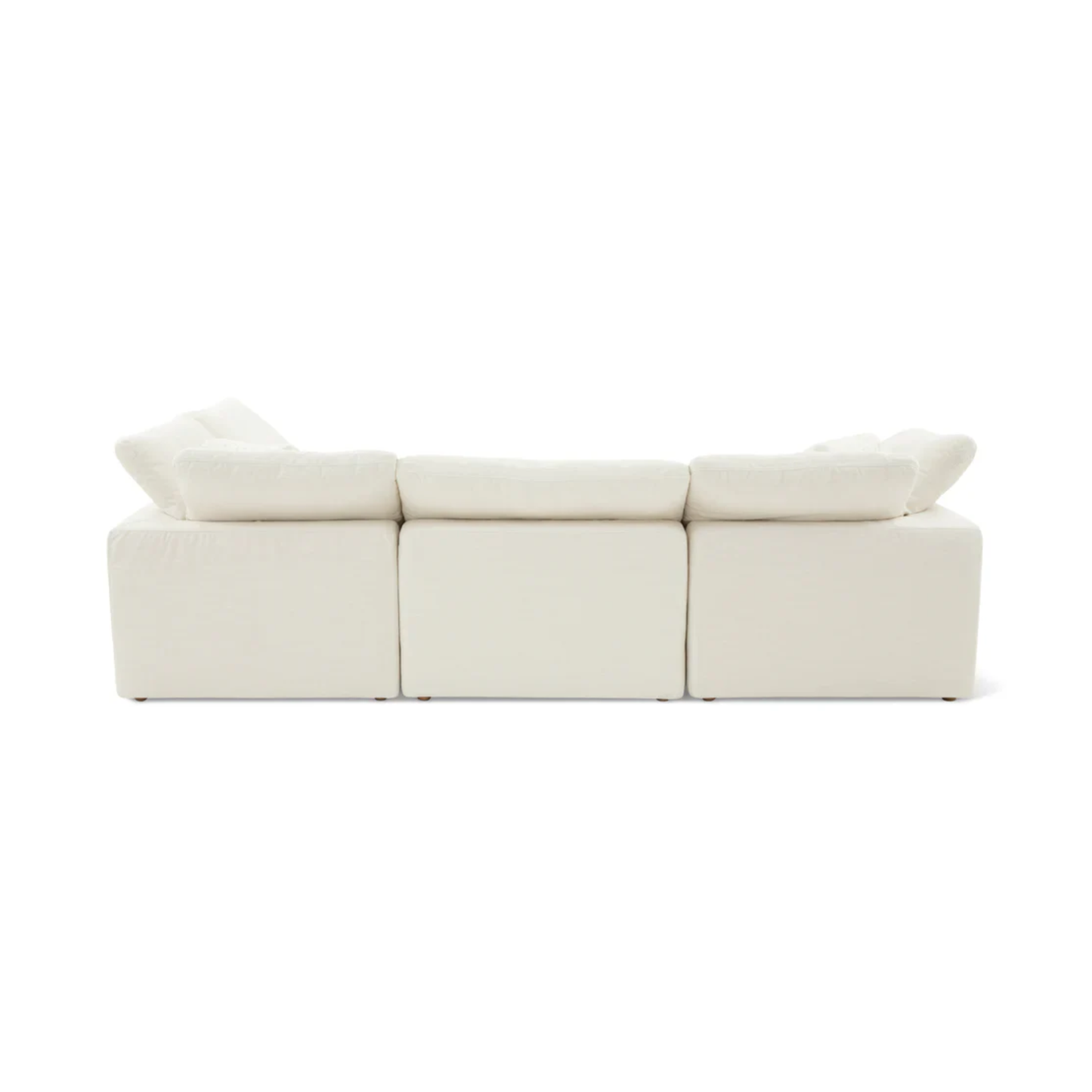 Cloud L Shape Open End Sofa + Foot Stool - Modular