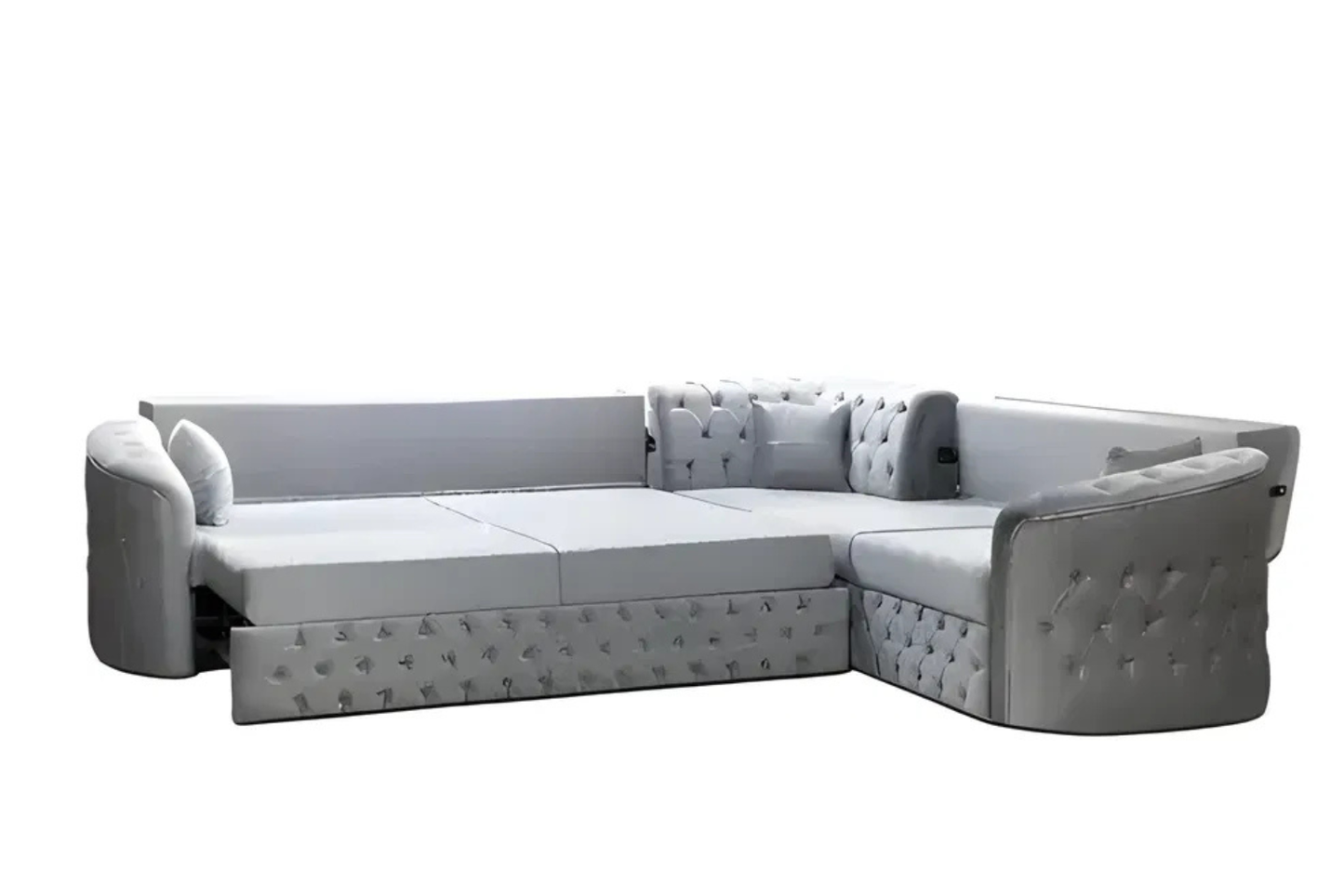 Konya Luxury Corner Sofa – Premium Deep-Button Design