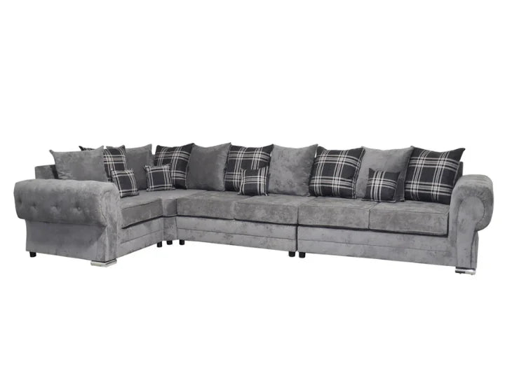 Venezia 6 Seater - Right Hand - Chenille