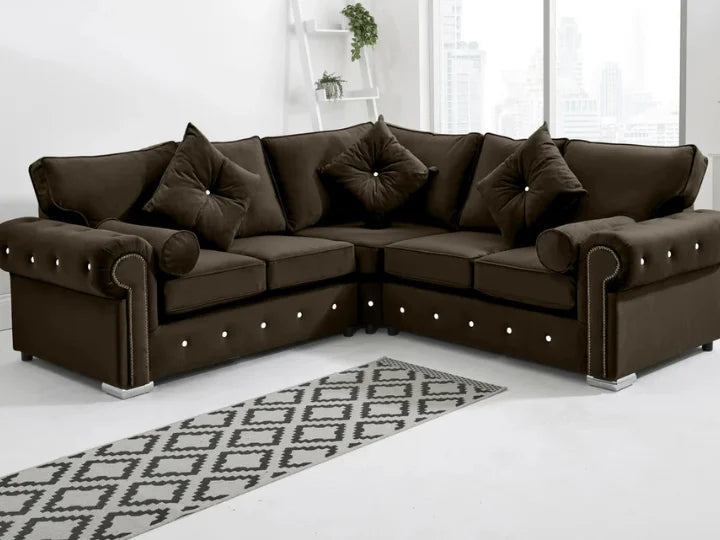 Fiorentino Corner Fullback + Extra Cushions + Diamonds