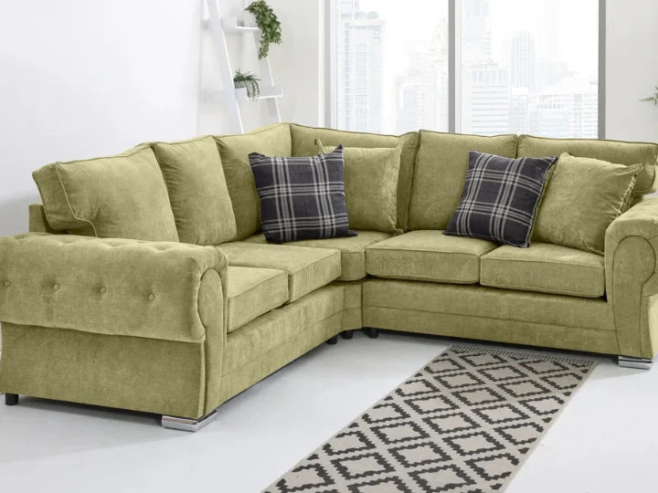 Venezia Chenile Corner Fullback + Extra Cushions