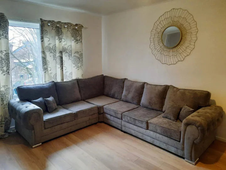 Venezia Corner 6 Seater - Grey Fullback