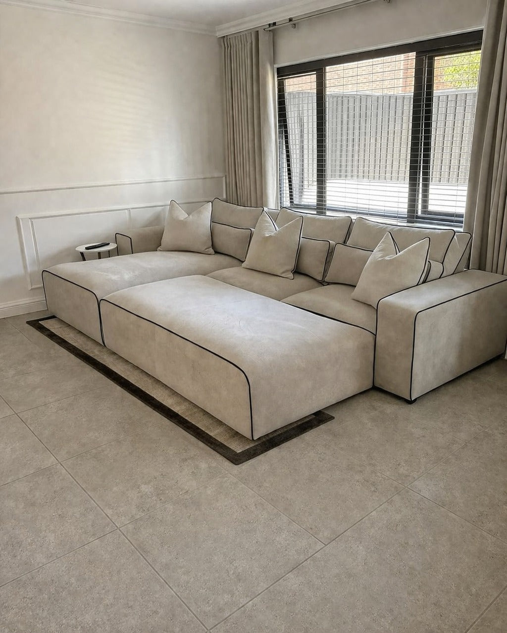 Camden Modular Lshaped sofa with Footstool