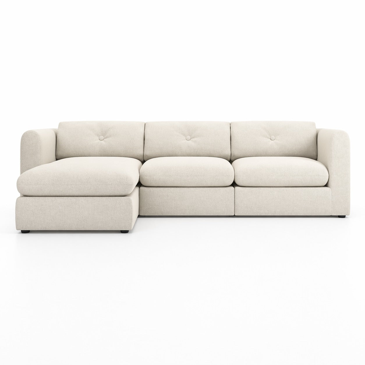 Mayfair 3 Piece Modular Sofa + Footstool