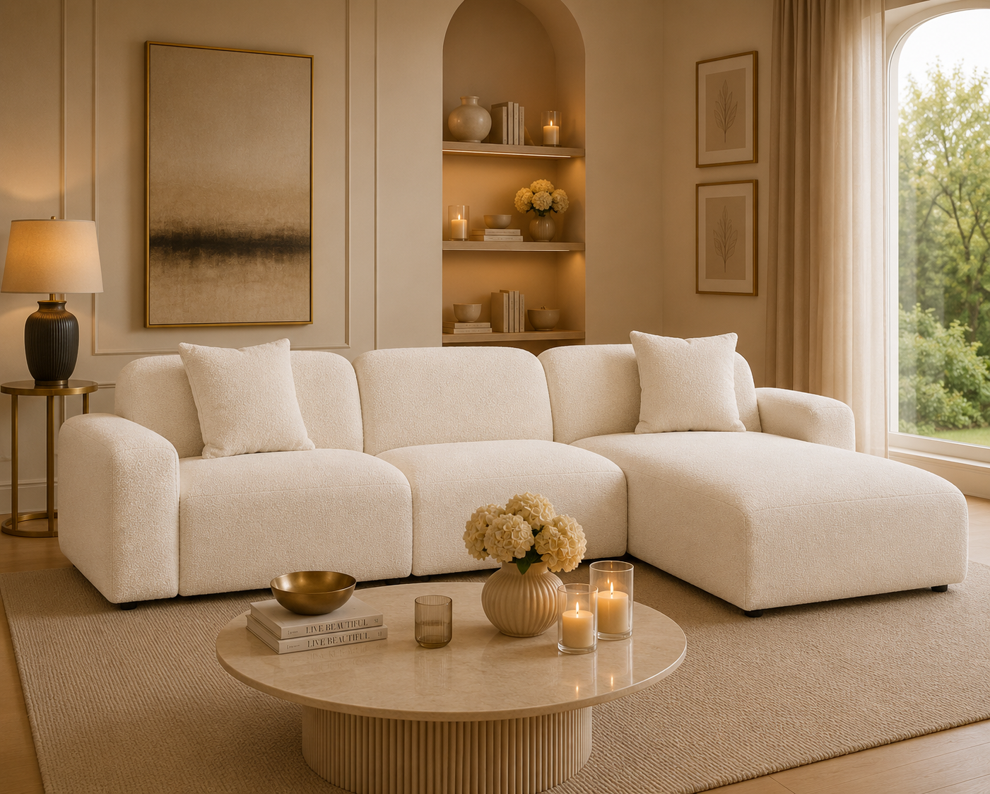 Chelsea Modular 3 Seat Chaise End Sofa