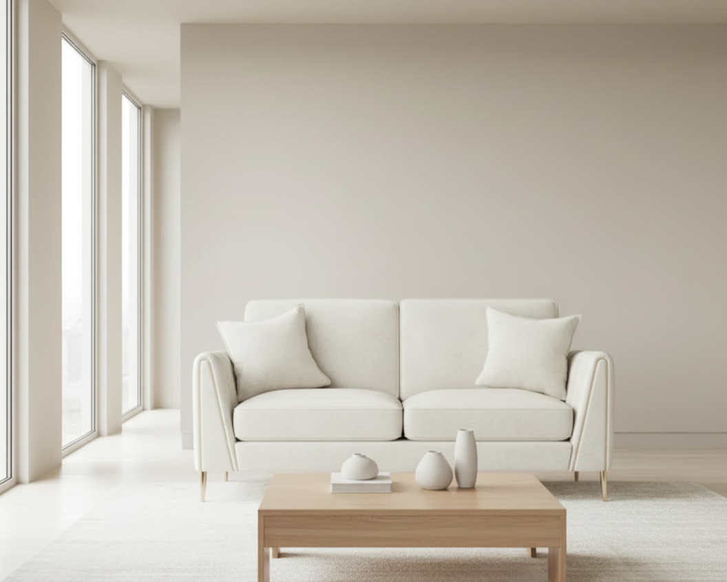 Selina Sofa With Gold Legs