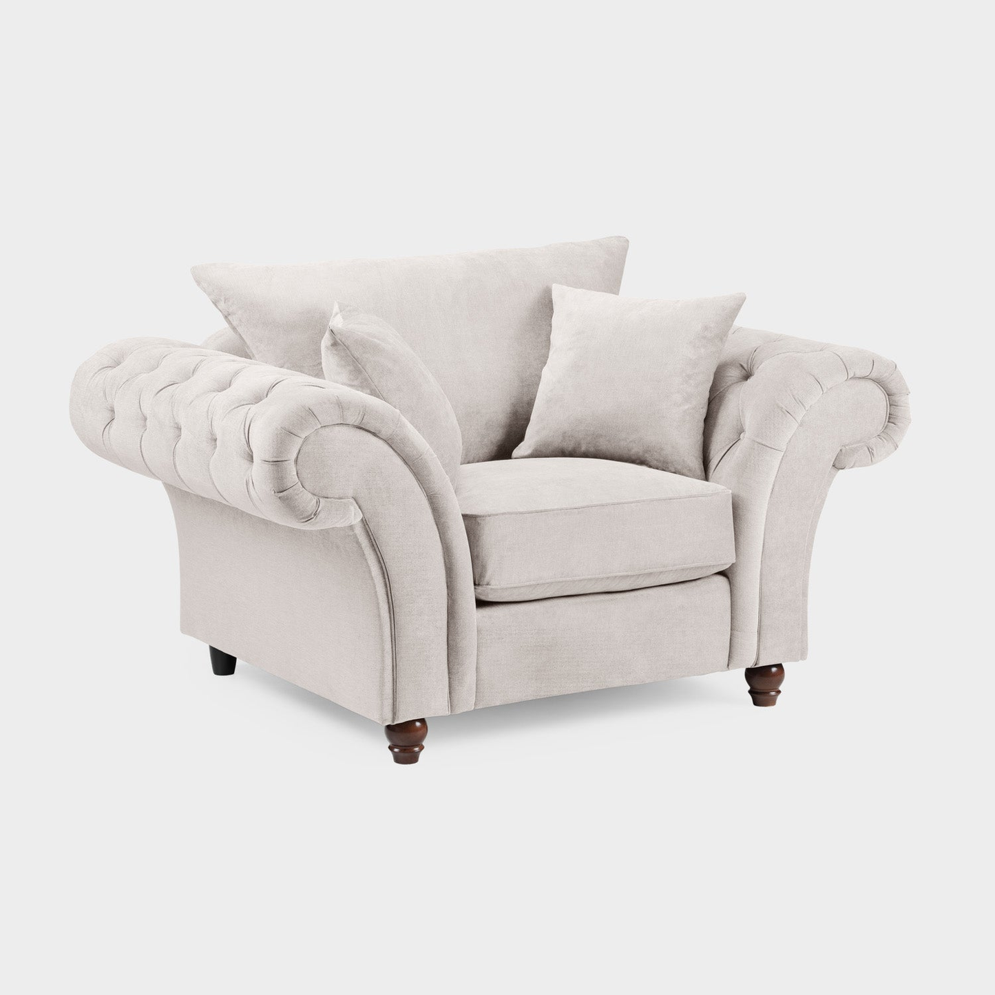 Windsor Fullback Stone Armchair Sofa