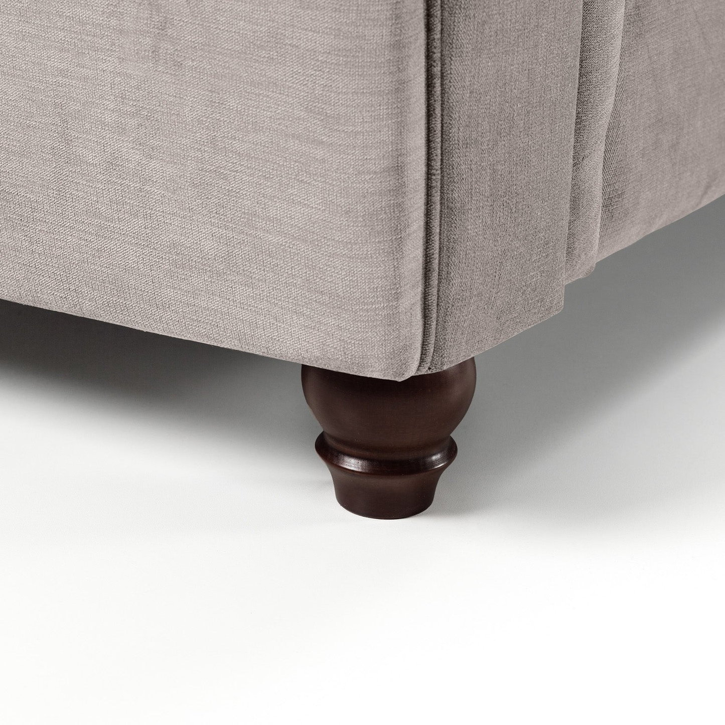 Windsor Fullback Sofa Stone Left Hand Facing Corner