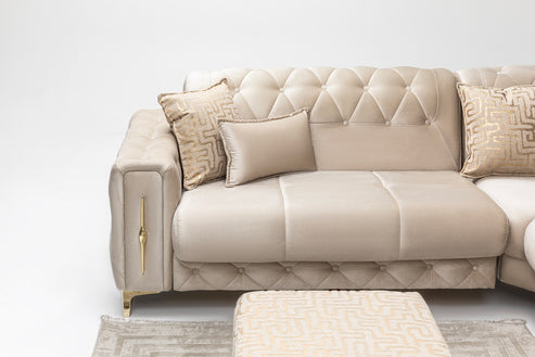 Monaco Relax Corner Sofa – Luxury Velvet Corner