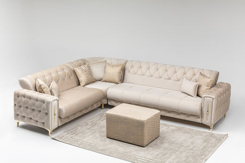 Monaco Relax Corner Sofa – Luxury Velvet Corner