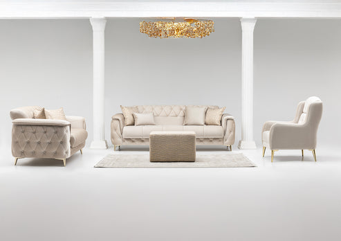 Adana Sofa Set – Luxury 3 Seater, & 2 Seater