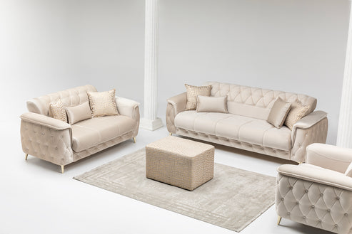 Adana Sofa Set – Luxury 3 Seater, & 2 Seater