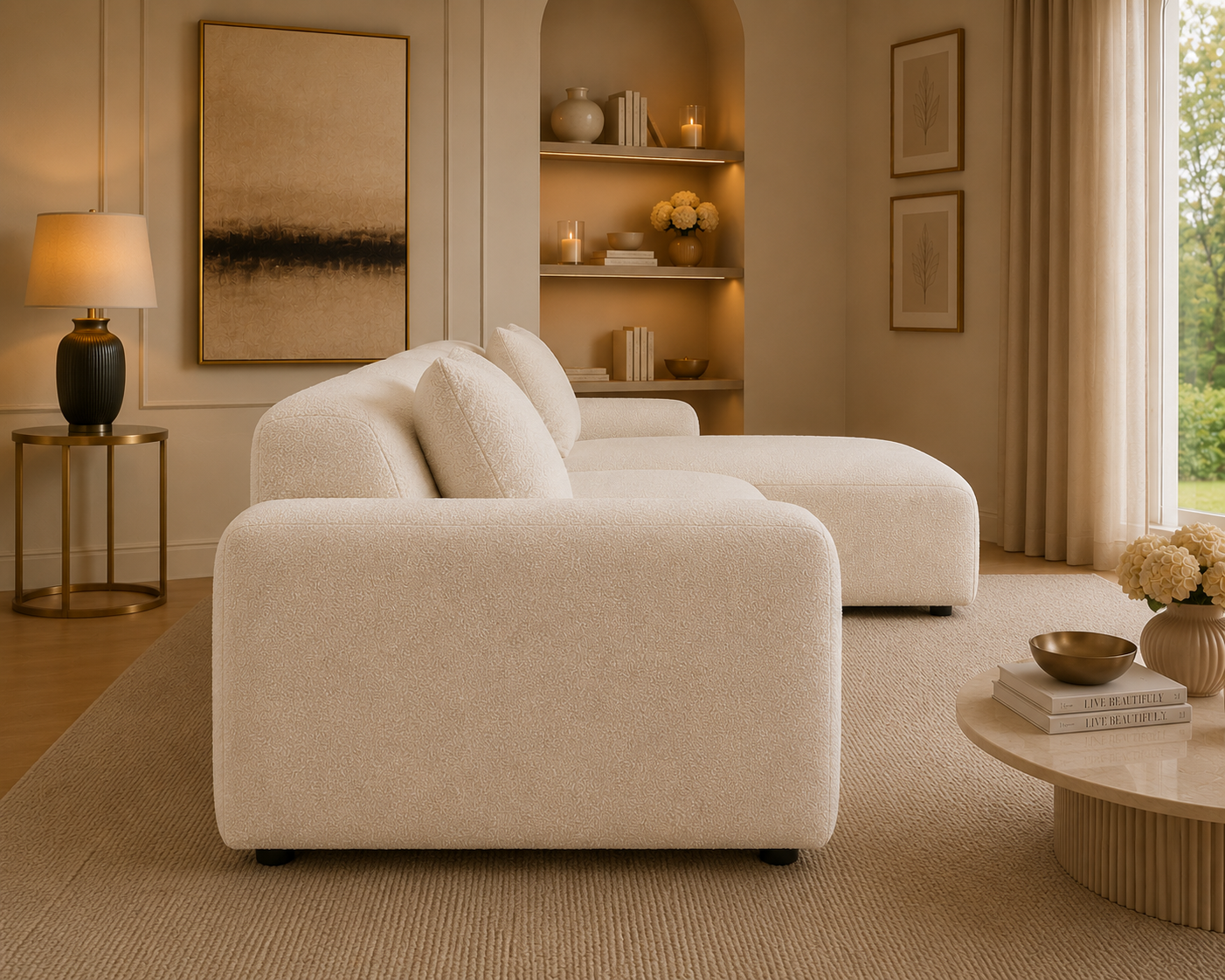 Chelsea Modular 3 Seat Chaise End Sofa