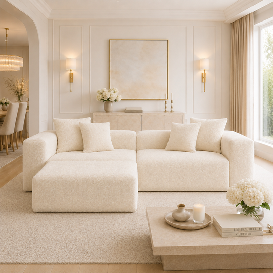 Kensington Modular 2 Seater Sofa + Footstool