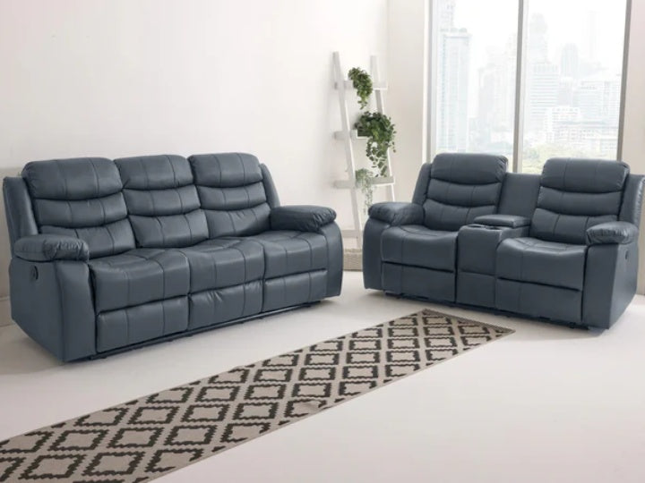 Turin - 2 Seater - Leather Electric Recliner